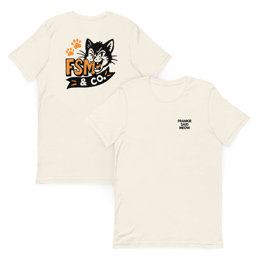 FSM & CO Frankie Said Meow vintage white tee