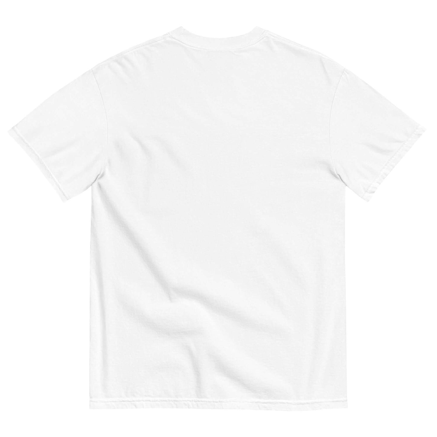 White Comfort Colors t-shirt with red text reading The Martians Are Coming to Save the Earth