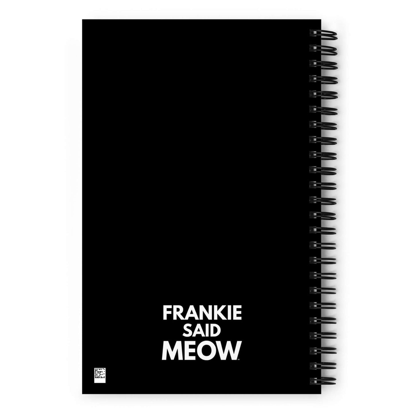 Frankie Said Meow Unruly By Design Notebook with soft-touch cover and dotted pages
