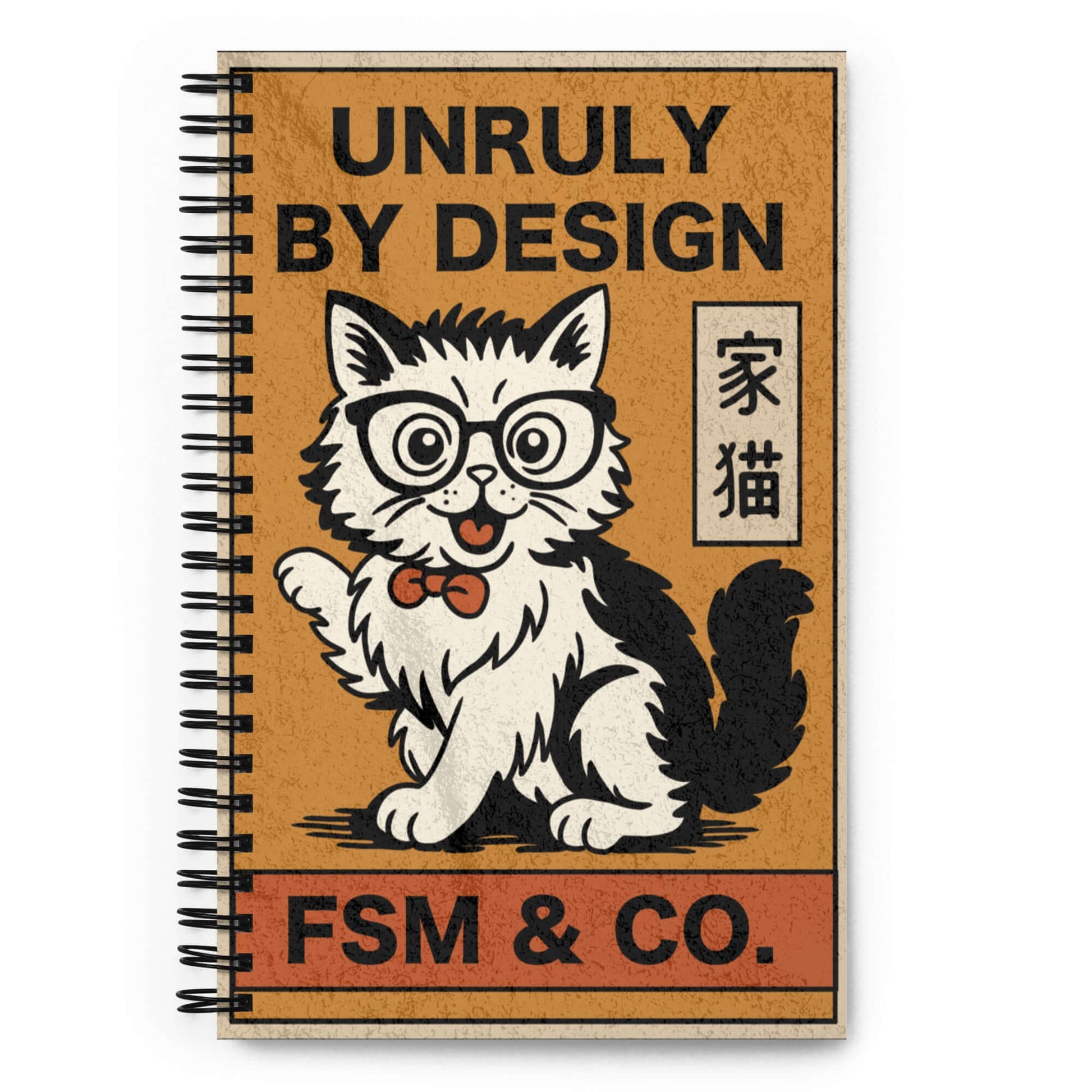 Frankie Said Meow Unruly By Design Notebook with soft-touch cover and dotted pages