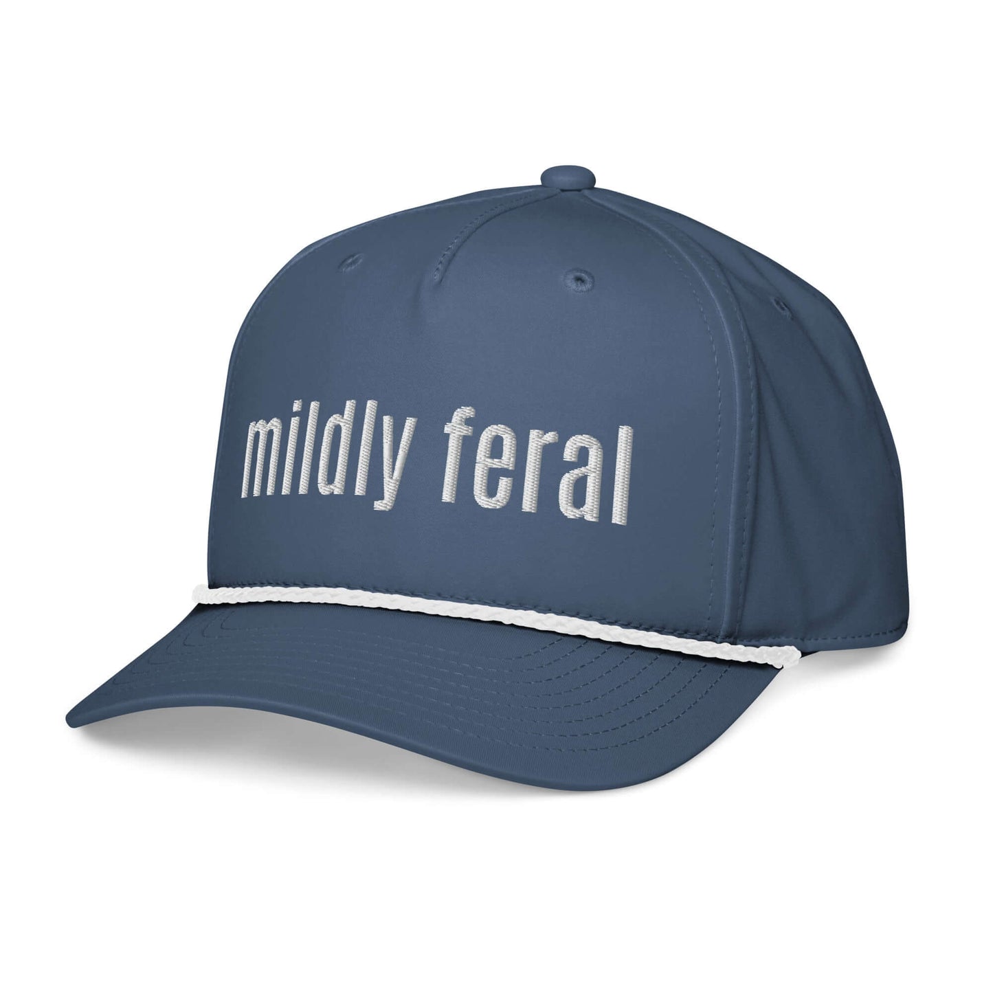 Blue Mildly Feral Rope Hat