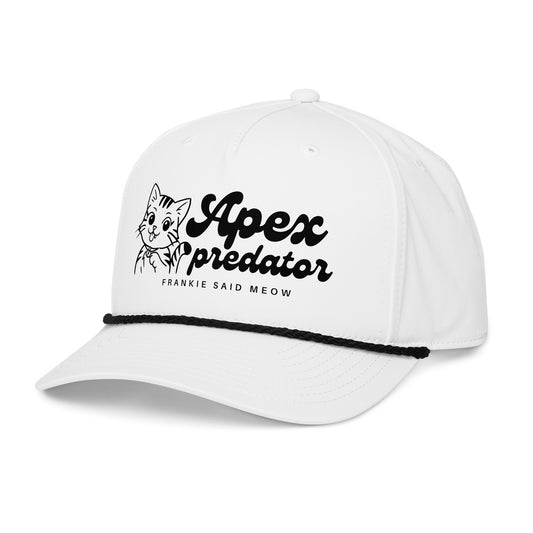 Cute cat graphic apex predator rope hat
