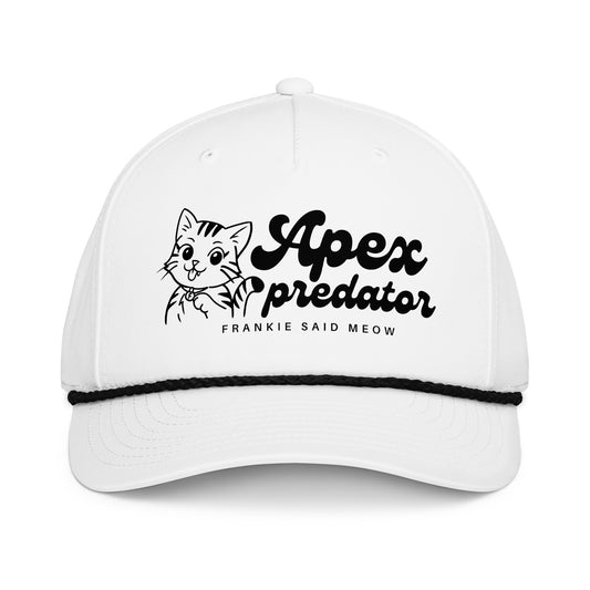 Apex Predator Cute cat graphic white rope hat