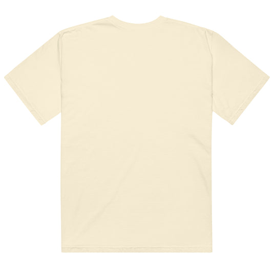 Frankie Said Meow "Here to Cause a Medium Sized Ruckus" ivory comfort colors shirt